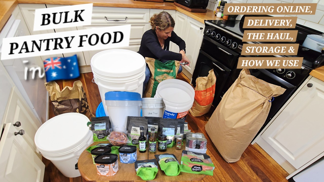 Aussie BULK FOOD HAUL | Our Latest Top Up: Where we Order From, Delivery & Storage