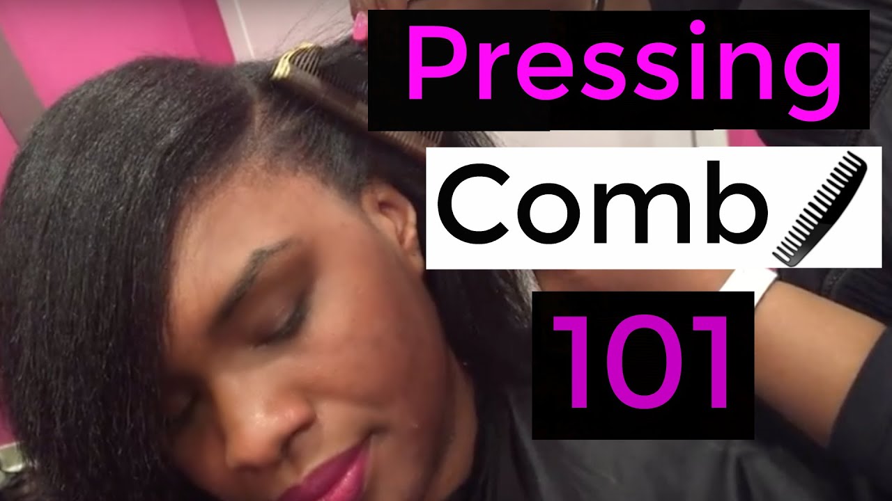 HOW TO USE A PRESSING COMB....