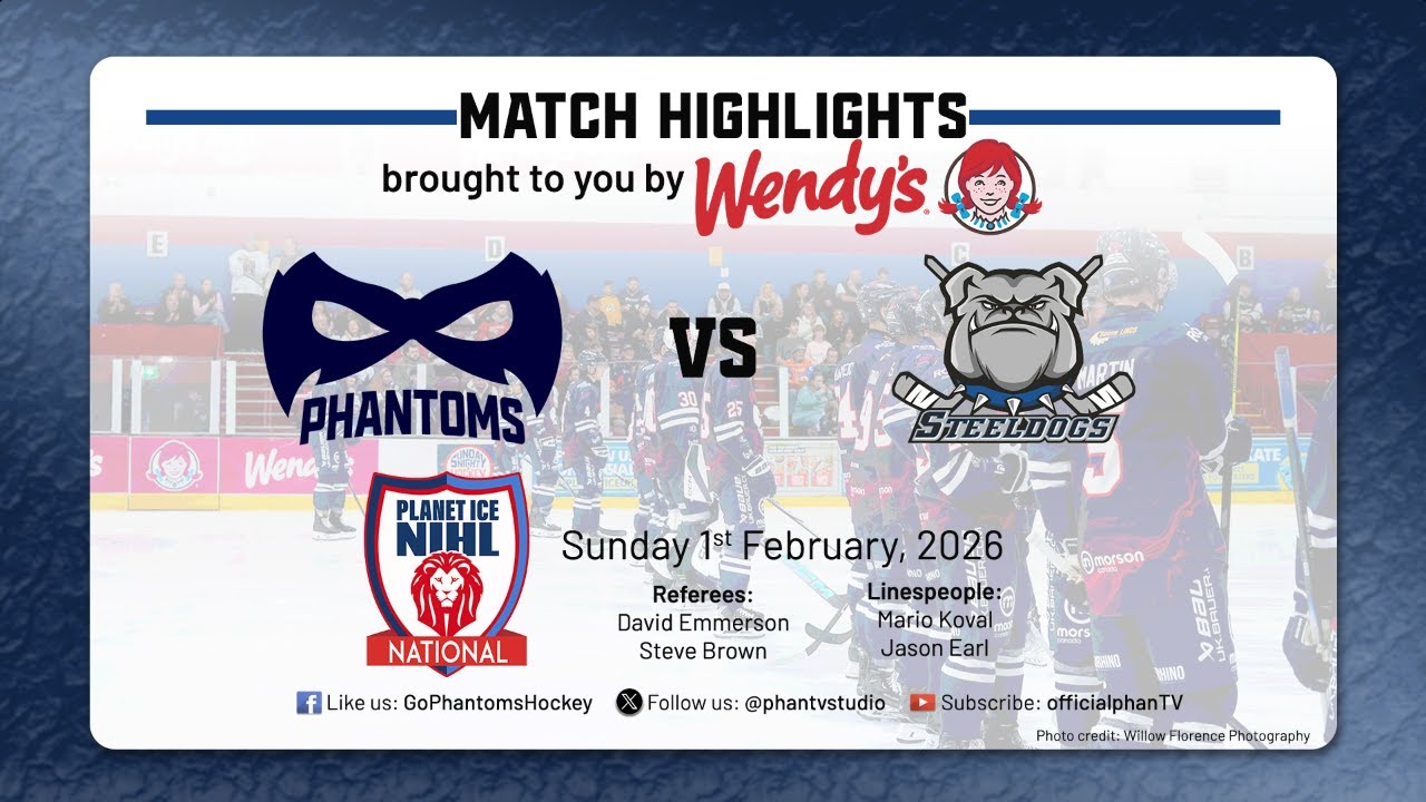 Game Highlights: Phantoms vs Steeldogs, 01 Feb 26