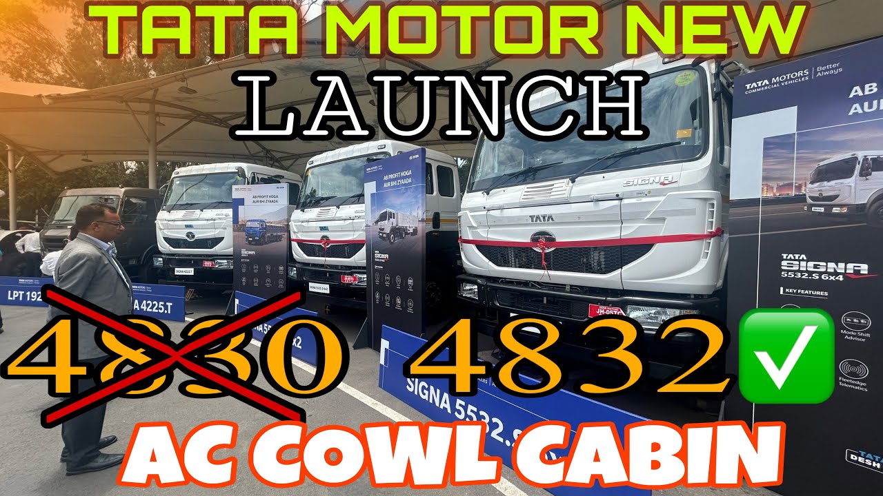 Tata motors new launch 2025 ac cowl cabin and TATA 4832 / TATA 5532