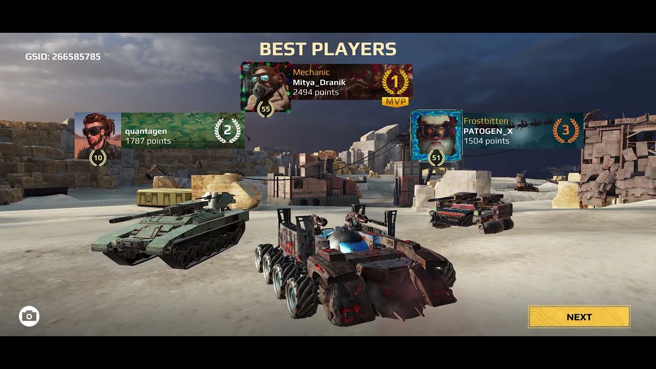 Crossout mobile with Fang Zanitous 🐺😎￼
