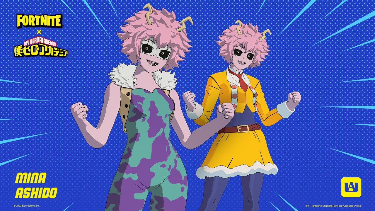 Fortnite X My Hero Academia Mina Ashido Gameplay