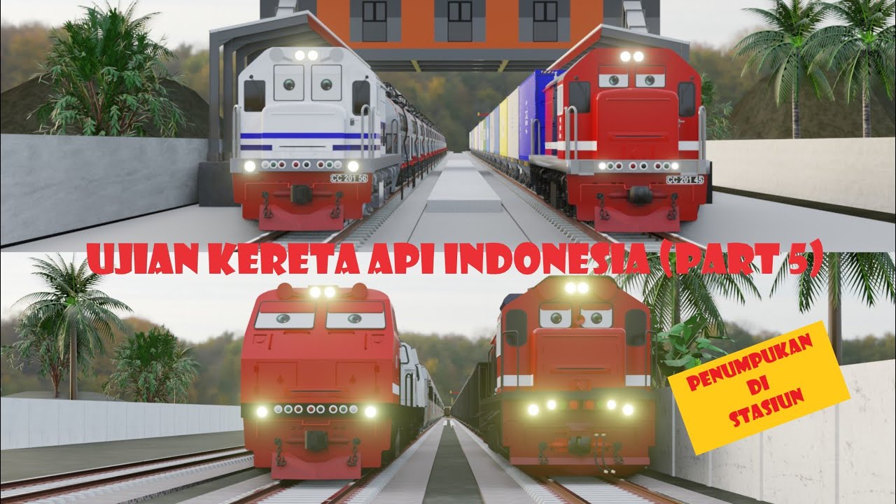 UJIAN KERETA API INDONESIA (PART 5) | PENUMPUKAN DI STASIUN |
