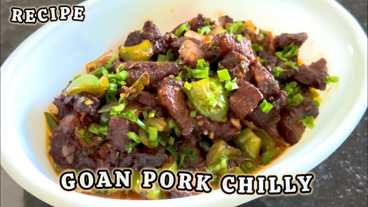 Goan Pork Chilly Recipe #cookingchannel #goanrecipes #easyrecipes #fypシ゚viral #trending #asmrcooking
