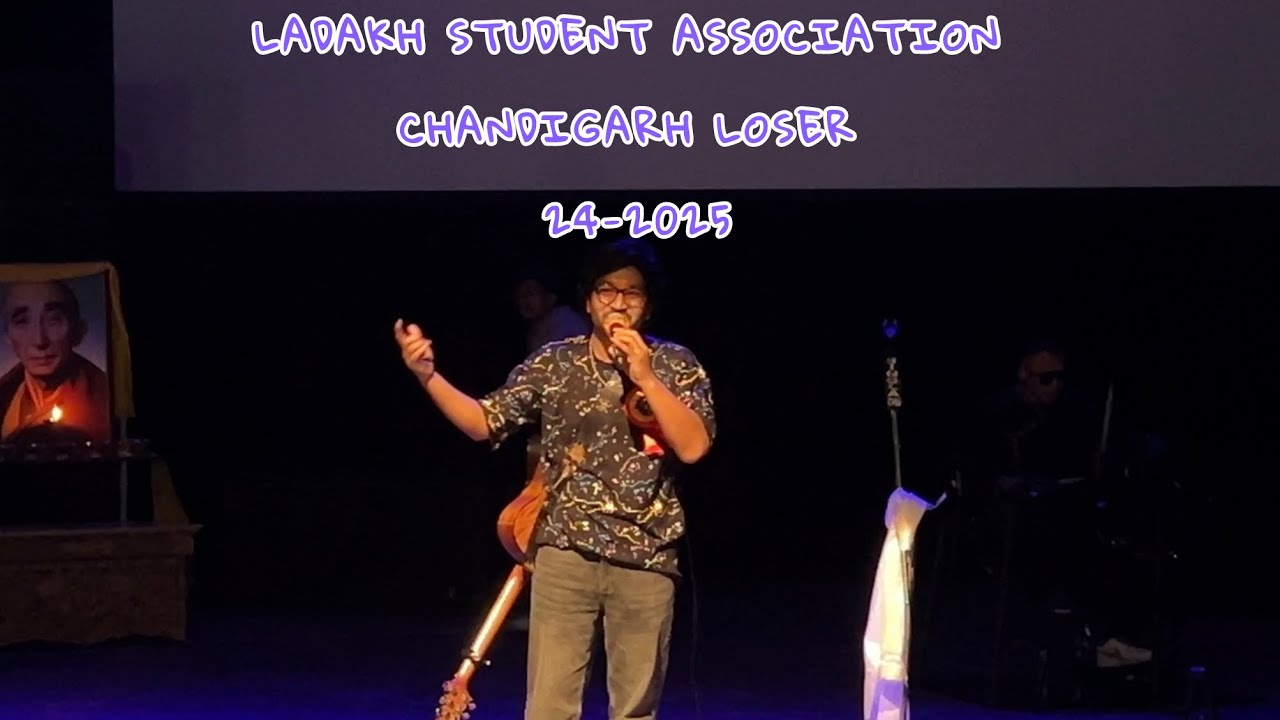 Ilayaz khan live performance at lsachd loser 24-2025#ladakhi singer#chandigarh