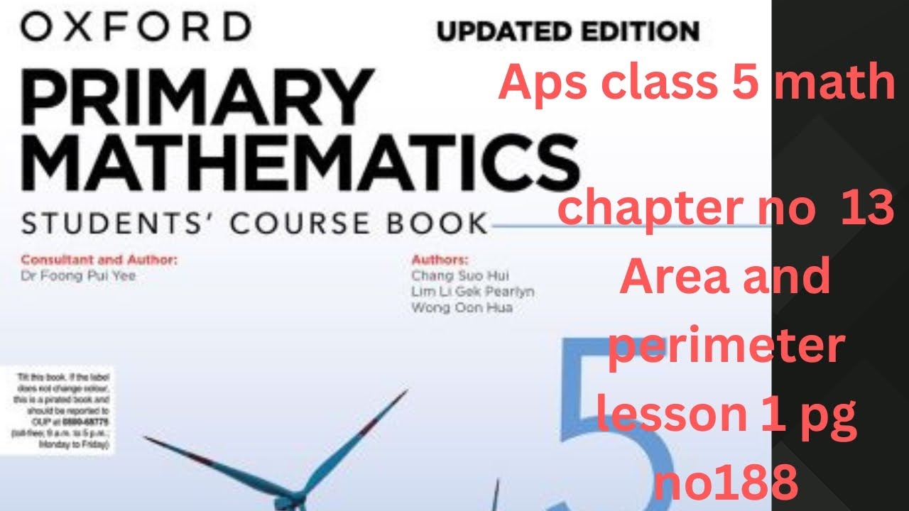 Aps class 5 math|| ch 13|| Area and perimeter course book lesson 1