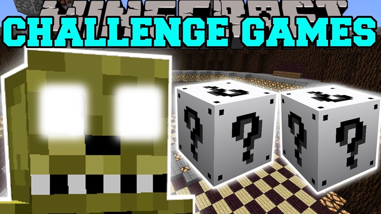 Minecraft: PLUSHTRAP CHALLENGE GAMES - Lucky Block Mod - Modded Mini-Game