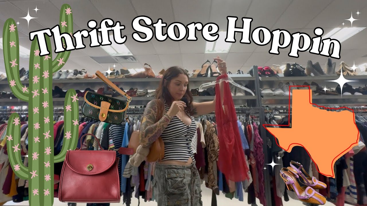 Thrift Store Hoppin In Dallas Texas! 5 thrifts in one day. Lucky finds & cheap prices! 