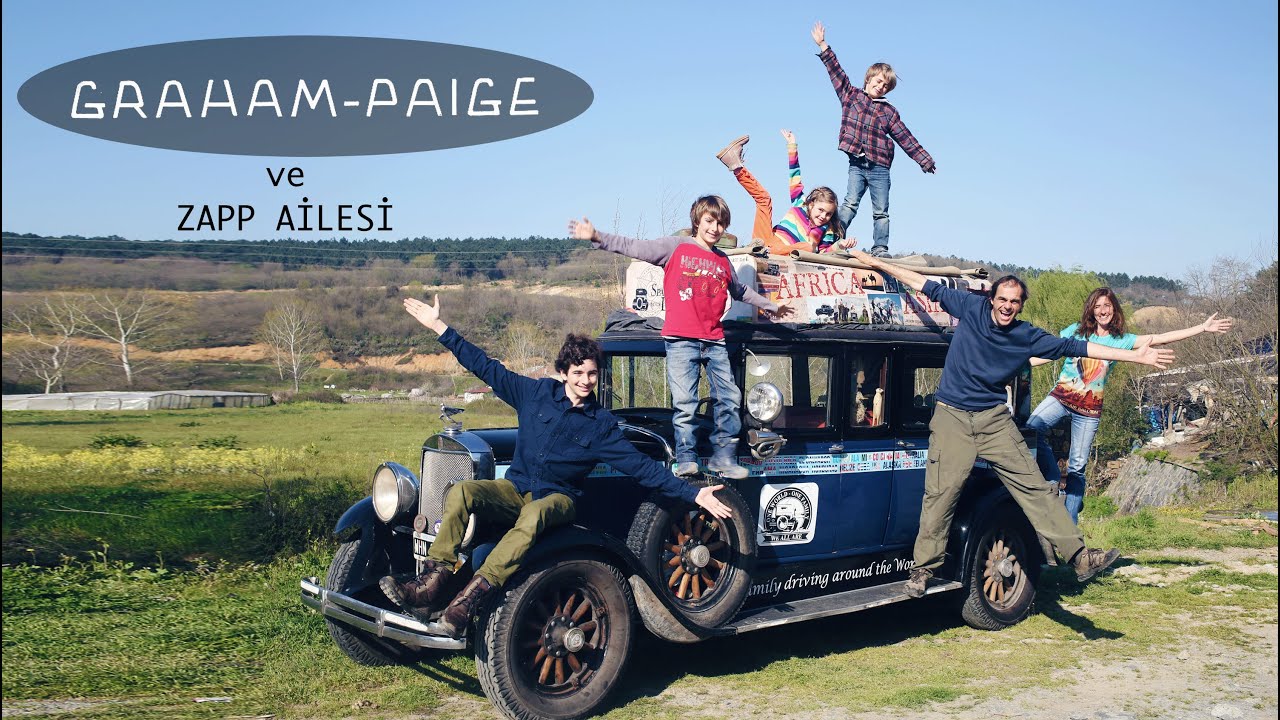 1928 model Graham Paige Klasik Otomobilleriyle Herman Zapp ve Ailesi. Bölüm 1 Zapp Family
