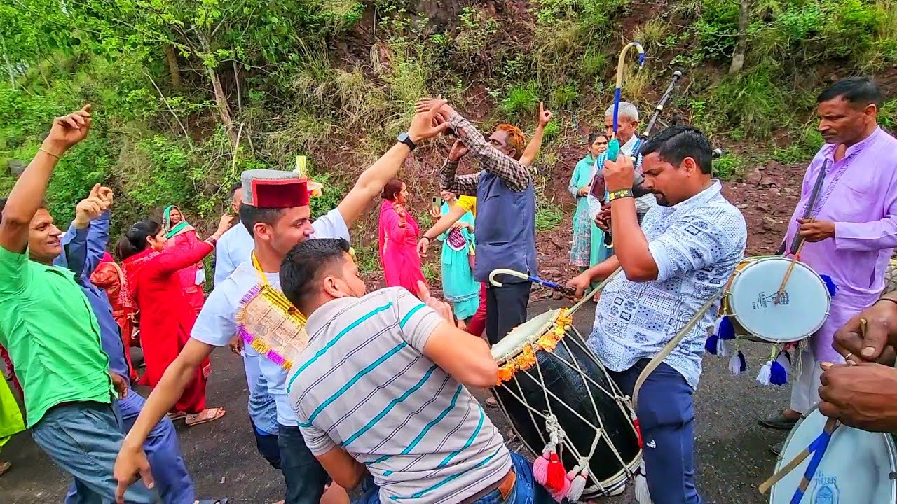 Mandyali Nati Non Stop // Solid Baja/Dhamal/Himachali Wedding Dhol Baja // Dharampur Mandi |