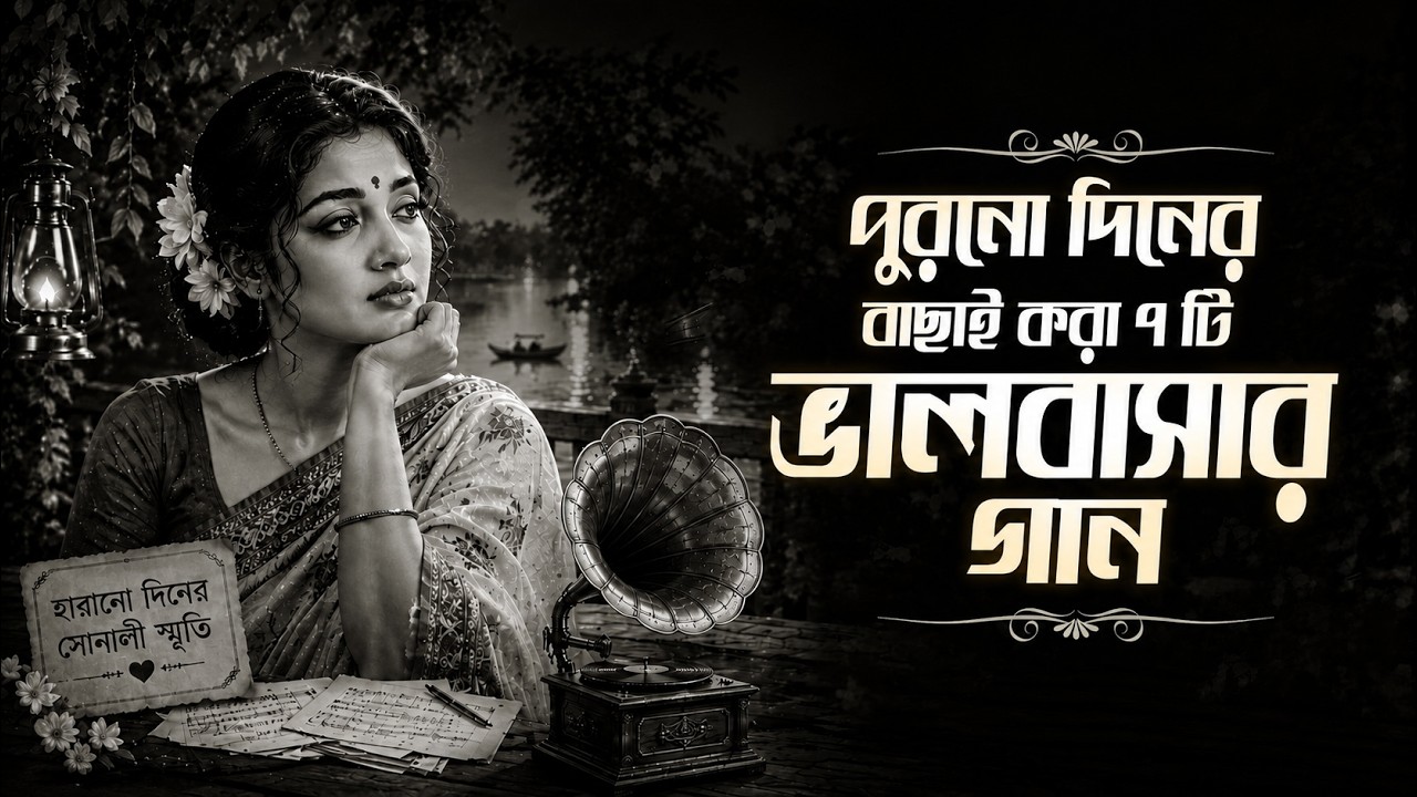 Old Bangla Romantic Songs | 70s 80s 90s Bangla Hits | Bangla Lofi Jukebox | Old Is Gold Bangla Gaan