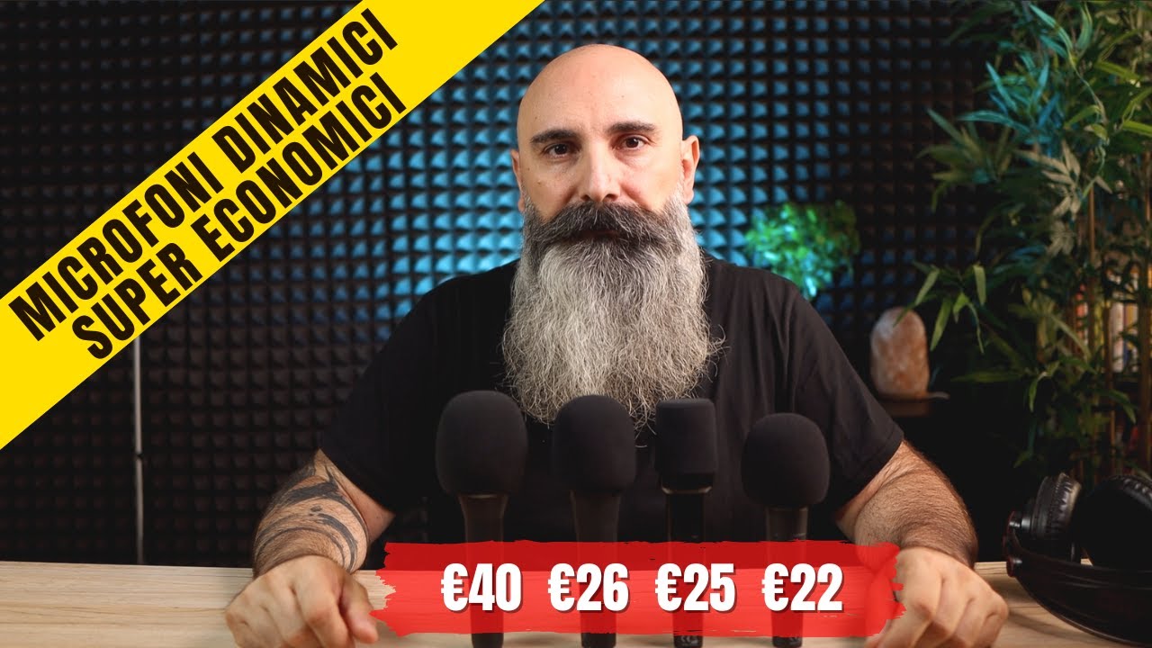 Migliore microfono economico dinamico per Podcast