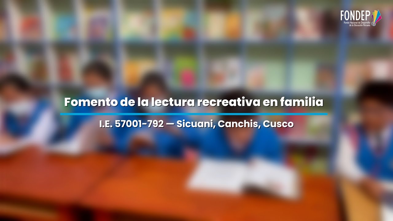 Proyecto ganador 2022: Fomento de la lectura recreativa en familia