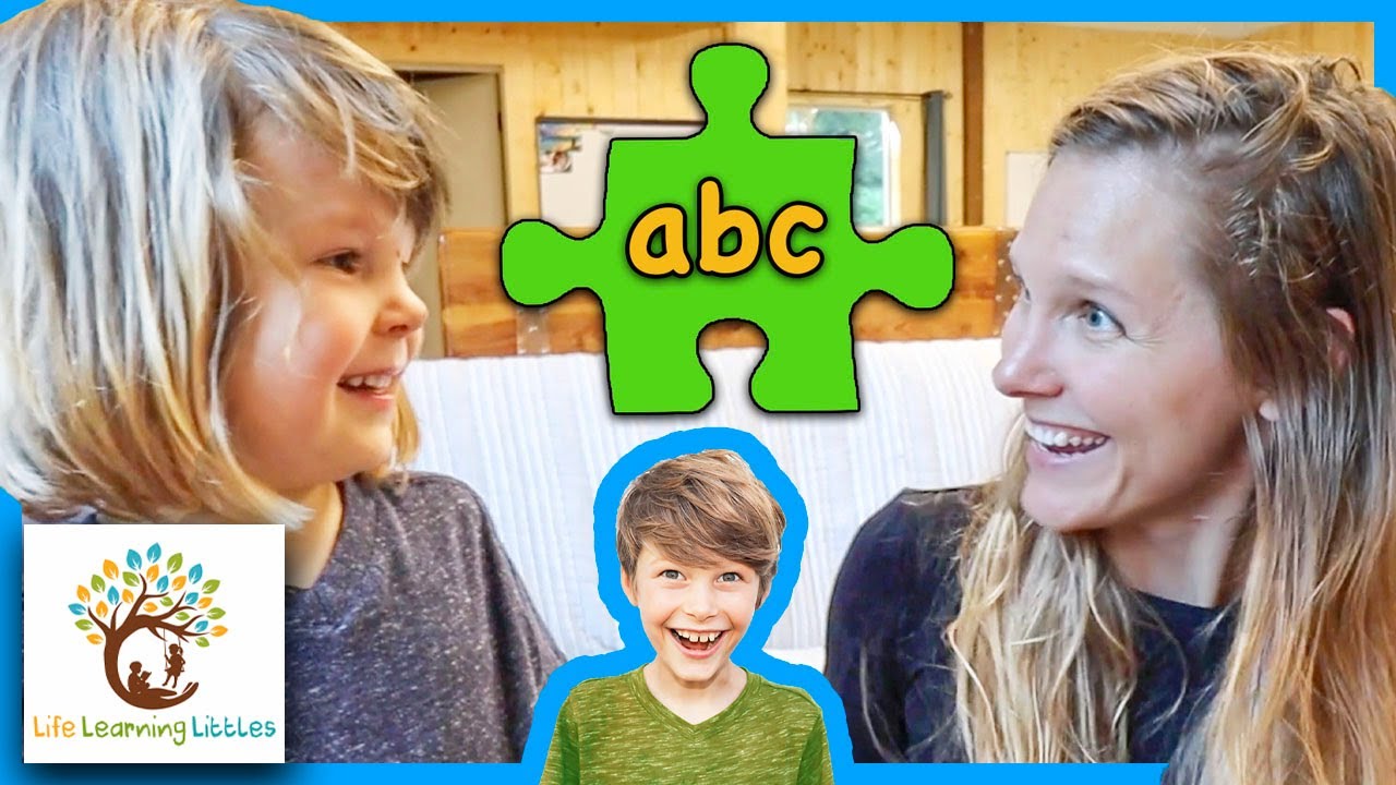 River Solves ABC Puzzle Map to Find New Forest Friends - Life Learning Littles Educational Video