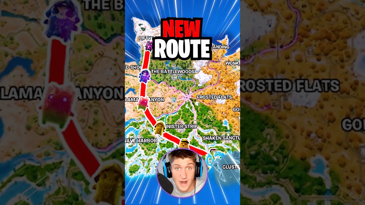 САМЫЙ БЫСТРЫЙ маршрут за редкими сундуками со спрайтами в Fortnite!