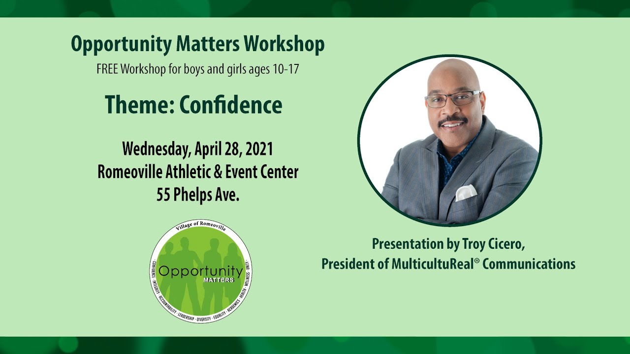 Opportunity Matters Confidence Workshop April 28,2021