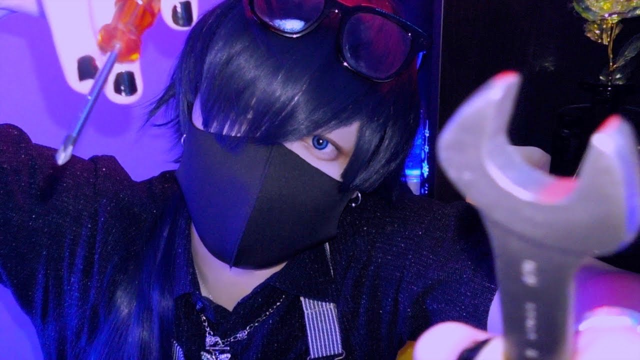 【ASMR】顔の修理ロールプレイ🤖あなたはロボットです【カメラタッピング】