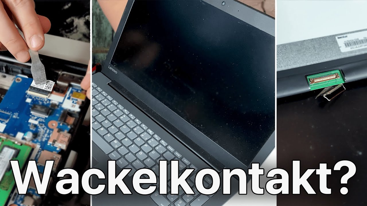 Lenovo ThinkPad - Bildschirm geht nicht an durch Wackelkontakt am Displaykabel