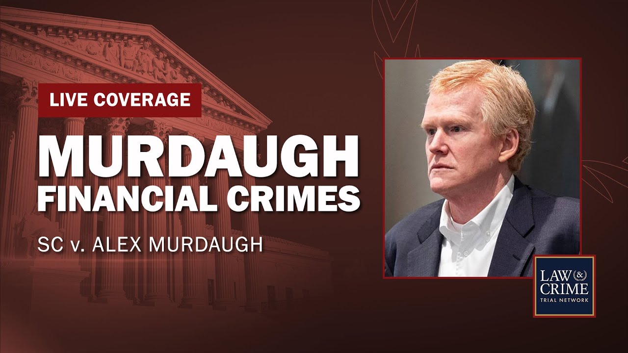 WATCH LIVE: Murdaugh Financial Crimes — SC v. Alex Murdaugh — Guilty Plea