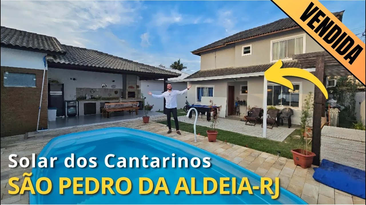 3 QTS E LAZER COMPLETO PRA FAMÍLIA! CONDOMÍNIO EM SÃO PEDRO DA ALDEIA | RJ ⚠️ VENDIDA!