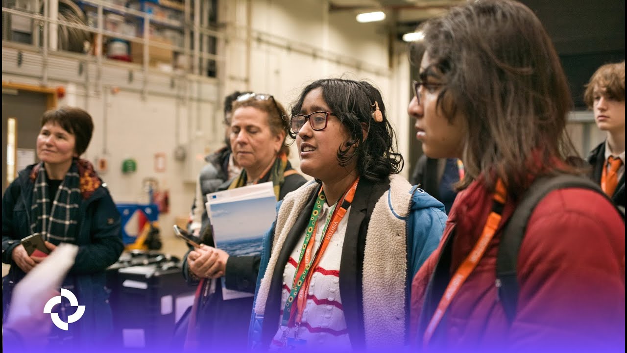 Particle physics masterclass at the Rutherford Appleton Laboratory