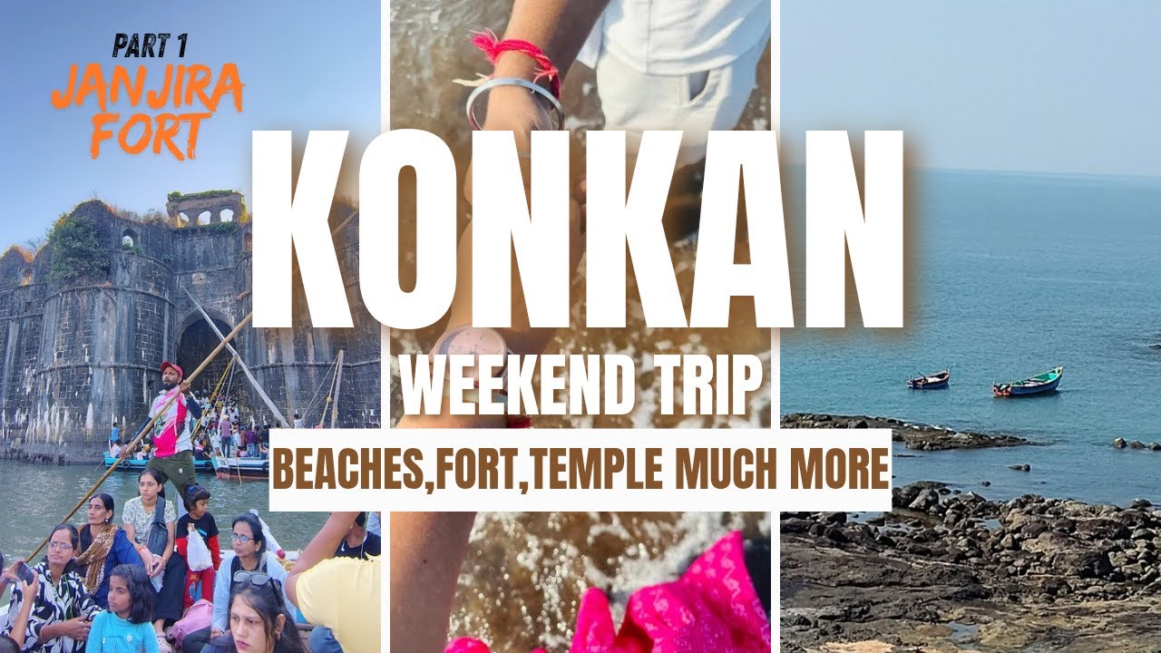Live📍Konkan Trip Part 1 | Janjira Fort Tour | Sea Fort of Maharashtra