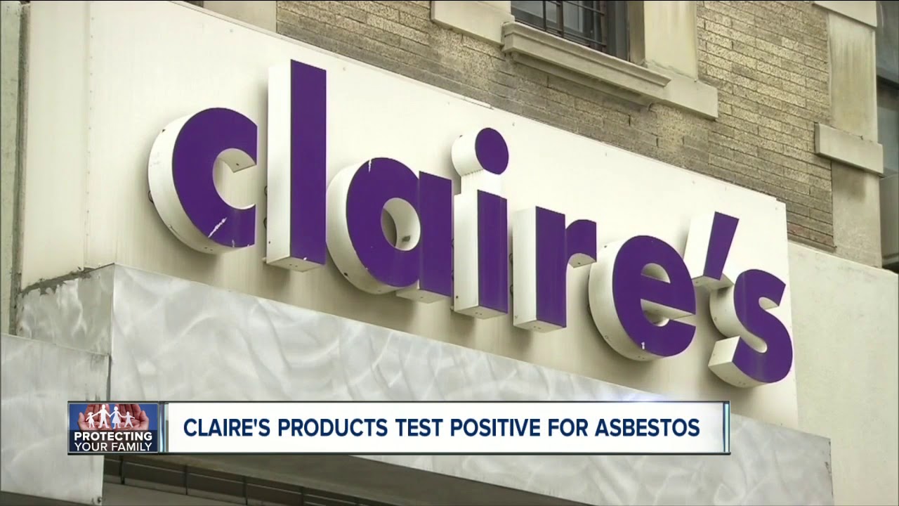 FDA: Some Claire's Makeup Contains Asbestos