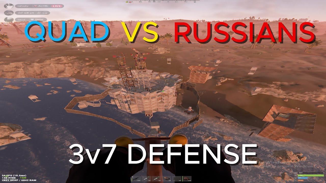 HOW A QUAD SNOWBALLS AND GETS ONLINED - RUST