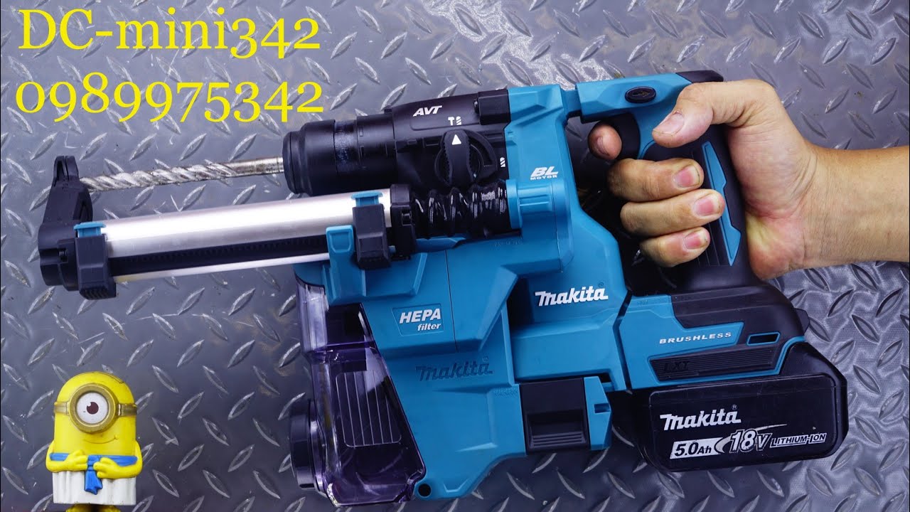 Hút bụi MAKITA DX16 hổ trợ cho khoan bê tông  DHR 183 #DHR183 #DX16
