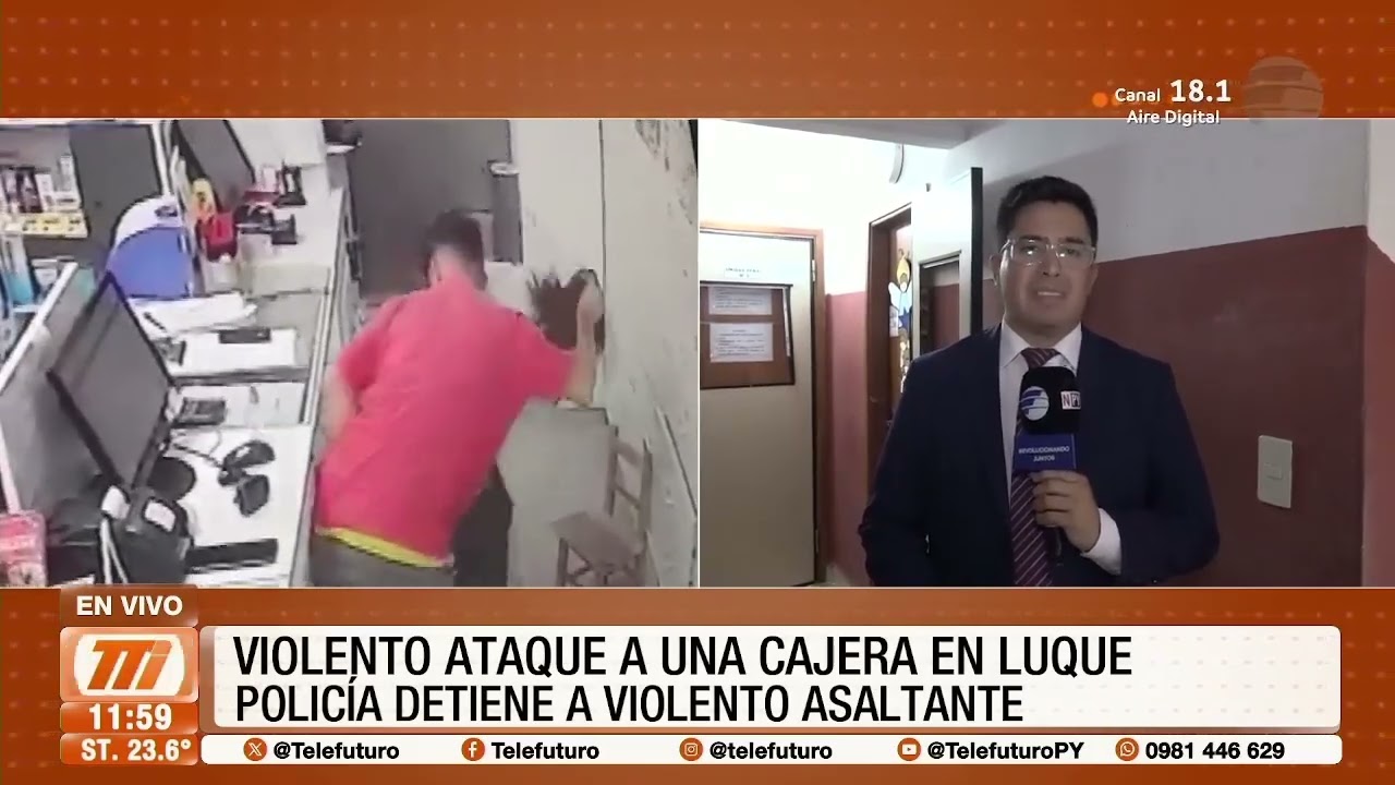 Policía detiene a violento asaltante