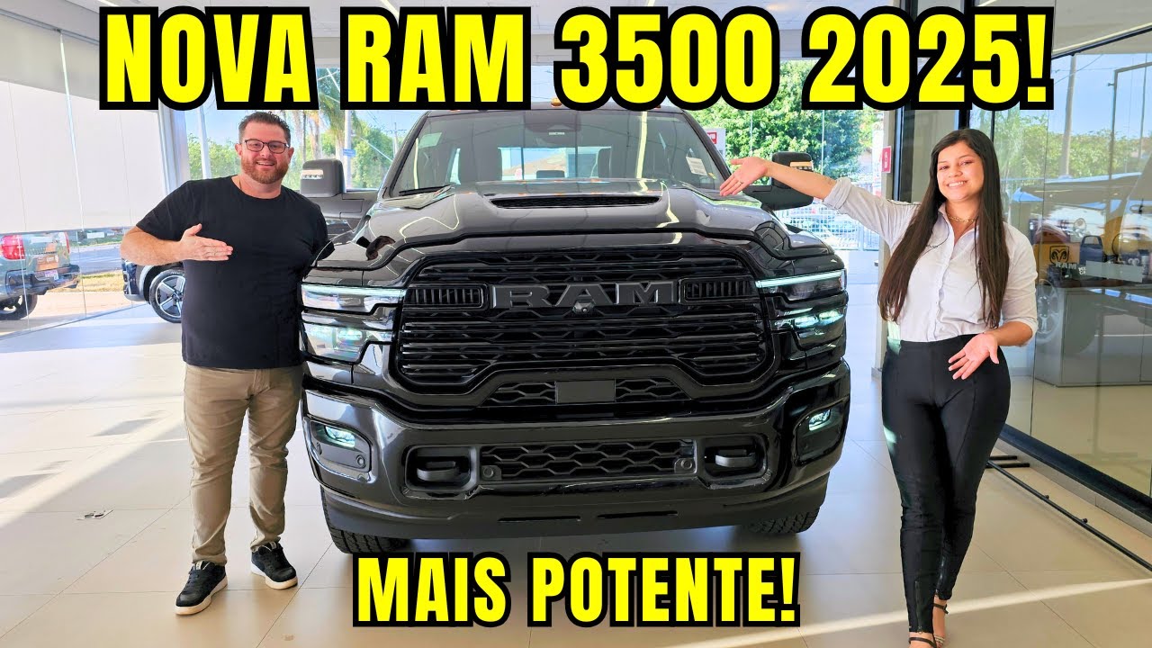 NOVA RAM 3500 2025 - FICOU MAIS POTENTE E AINDA MAIS LUXUOSA, MAS VALE O PREÇO? (RAM 3500 LARAMIE)