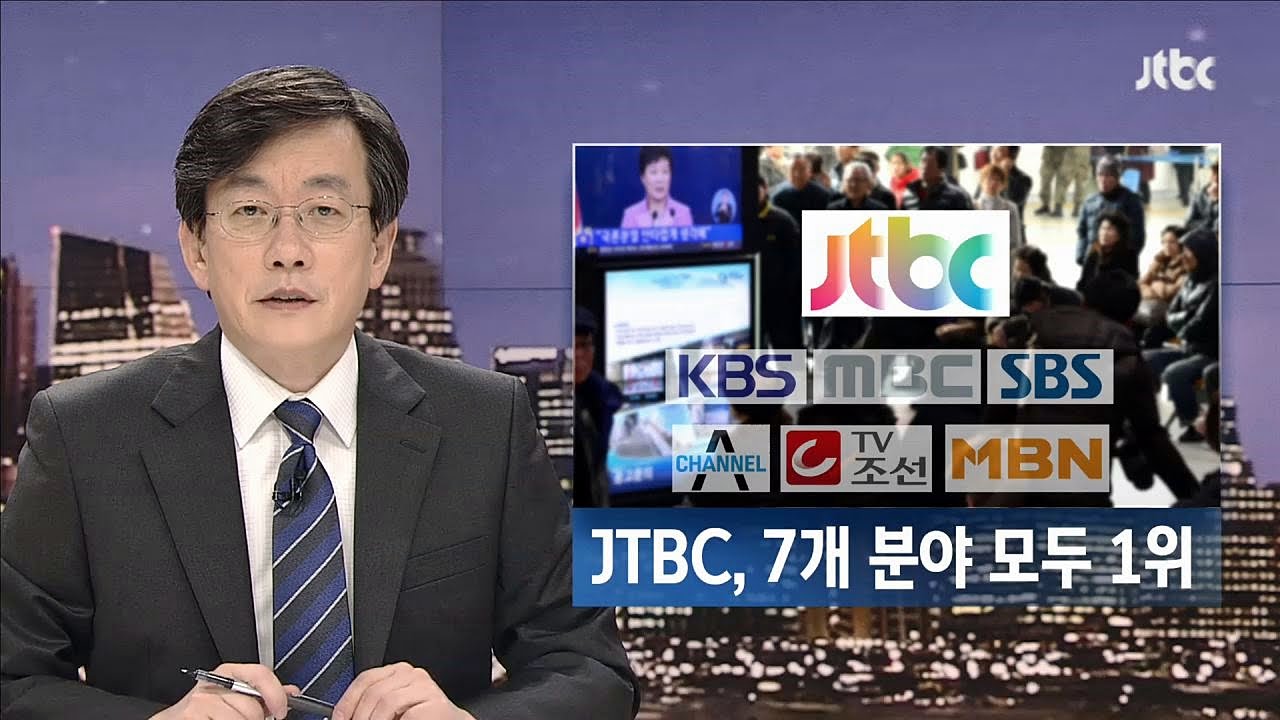 JTBC, 채널평가 전 분야 1위&hellip;