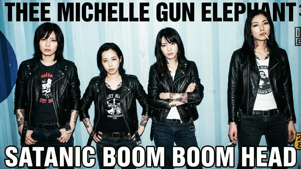 【AI Cover】Thee Michelle Gun Elephant - Satanic Boom Boom Head (Garage Noise) | GBA