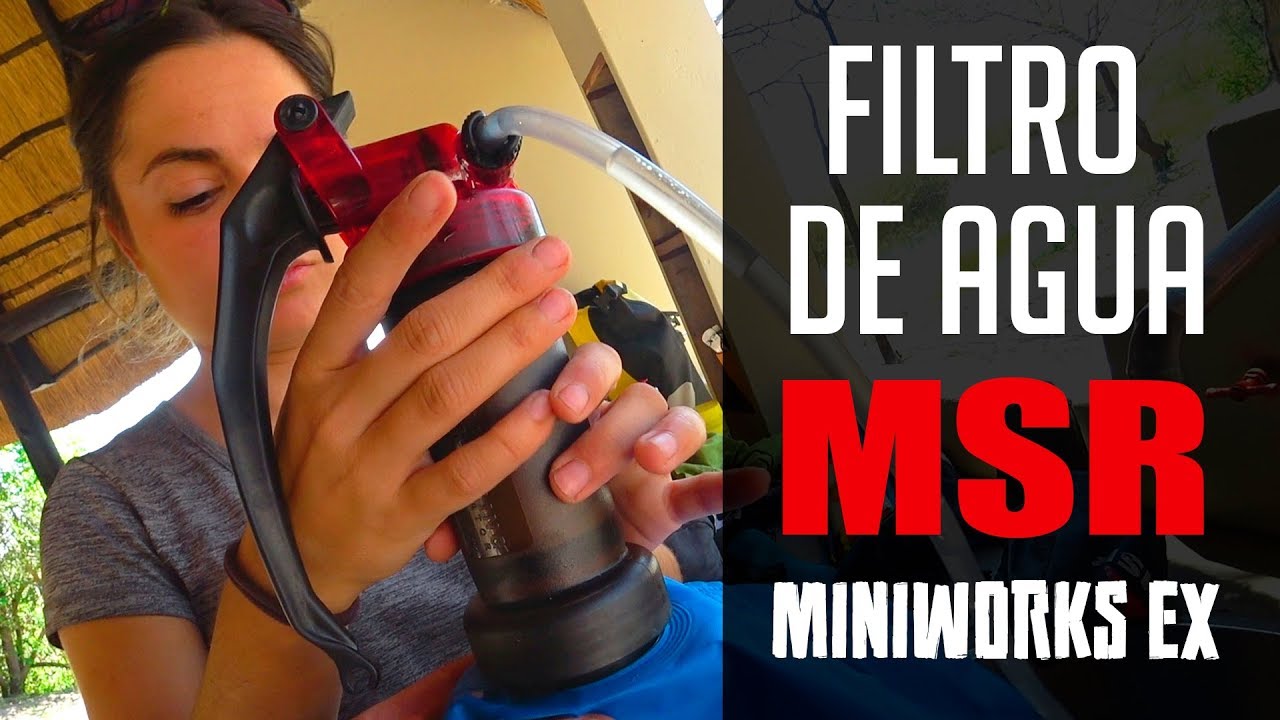 Filtro de agua MSR Miniworks Ex - Cómo funciona