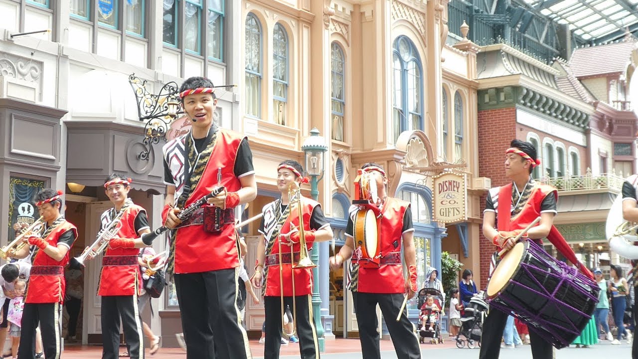 ディズニー夏まつり　TDLバンド♪ 2018.07.29 ディズニーランド　ディズニーリゾート35周年 Happiest celebration!