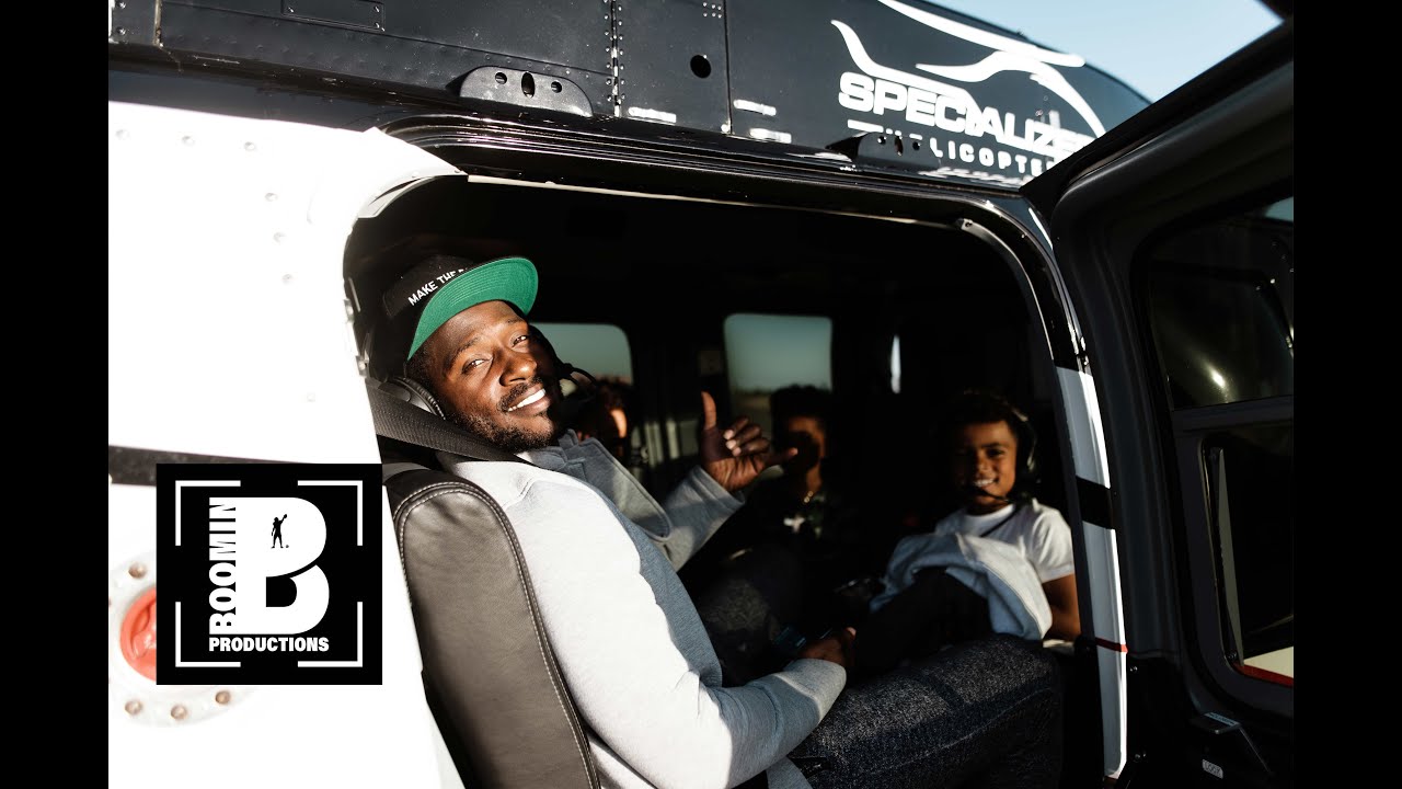 Antonio Brown Takes The Helicopter Out For The Weekend