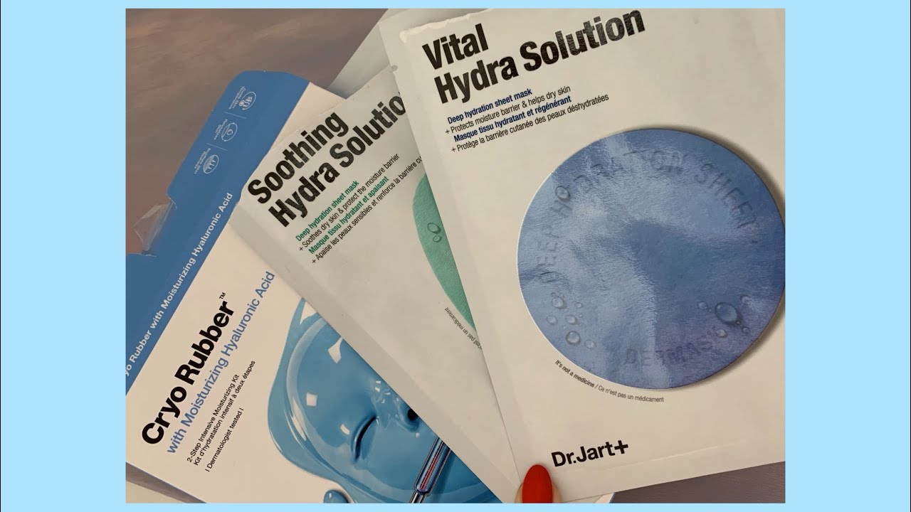 Dr. Jart увлажняющие маски 💦 🧖🏽‍♀️  отзыв