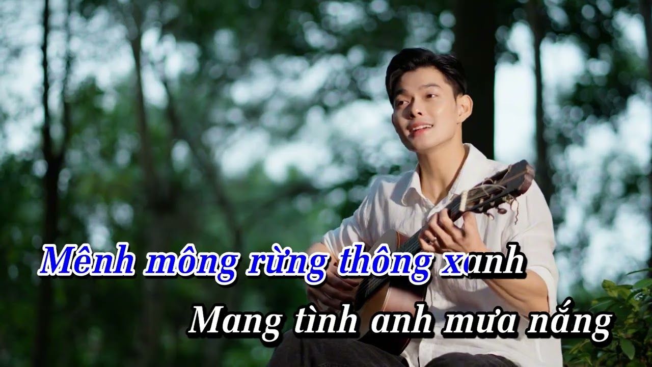 Karaoke T&igrave;nh Ca Măng Đen  - Beat Chuẩn Tone Nam | Nam Giang