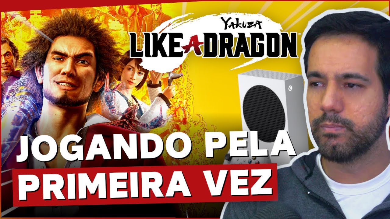 Jogando Yakuza Lika a Dragon pela a primeira vez no Xbox Series S.
