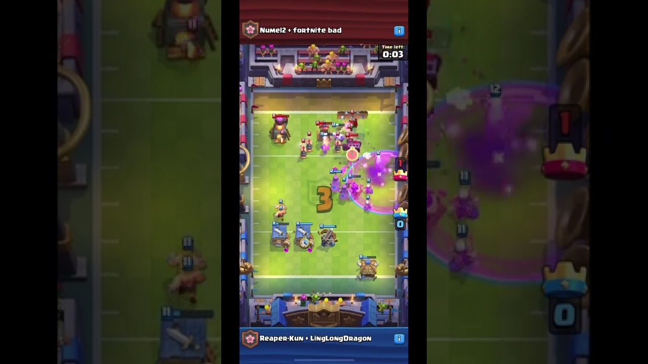 Biggest Clash Royale 2v2 Touchdown Clutch