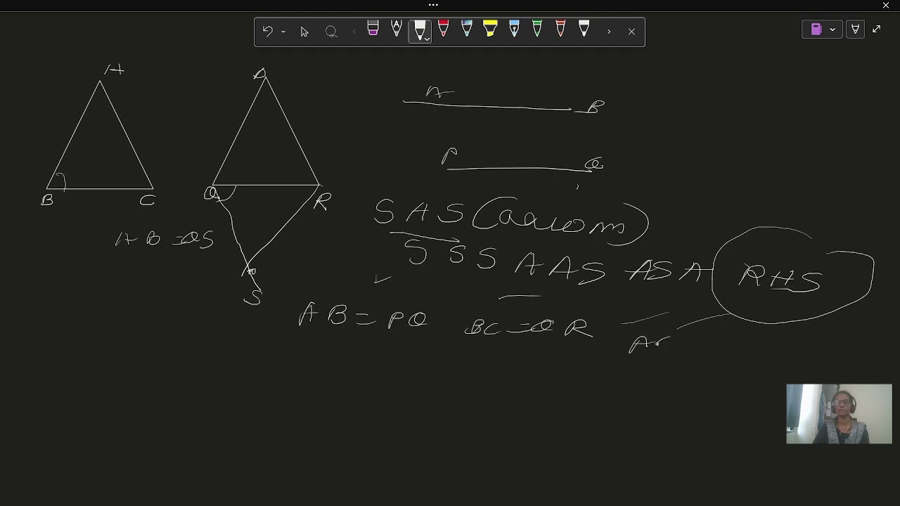 Triangle congruence