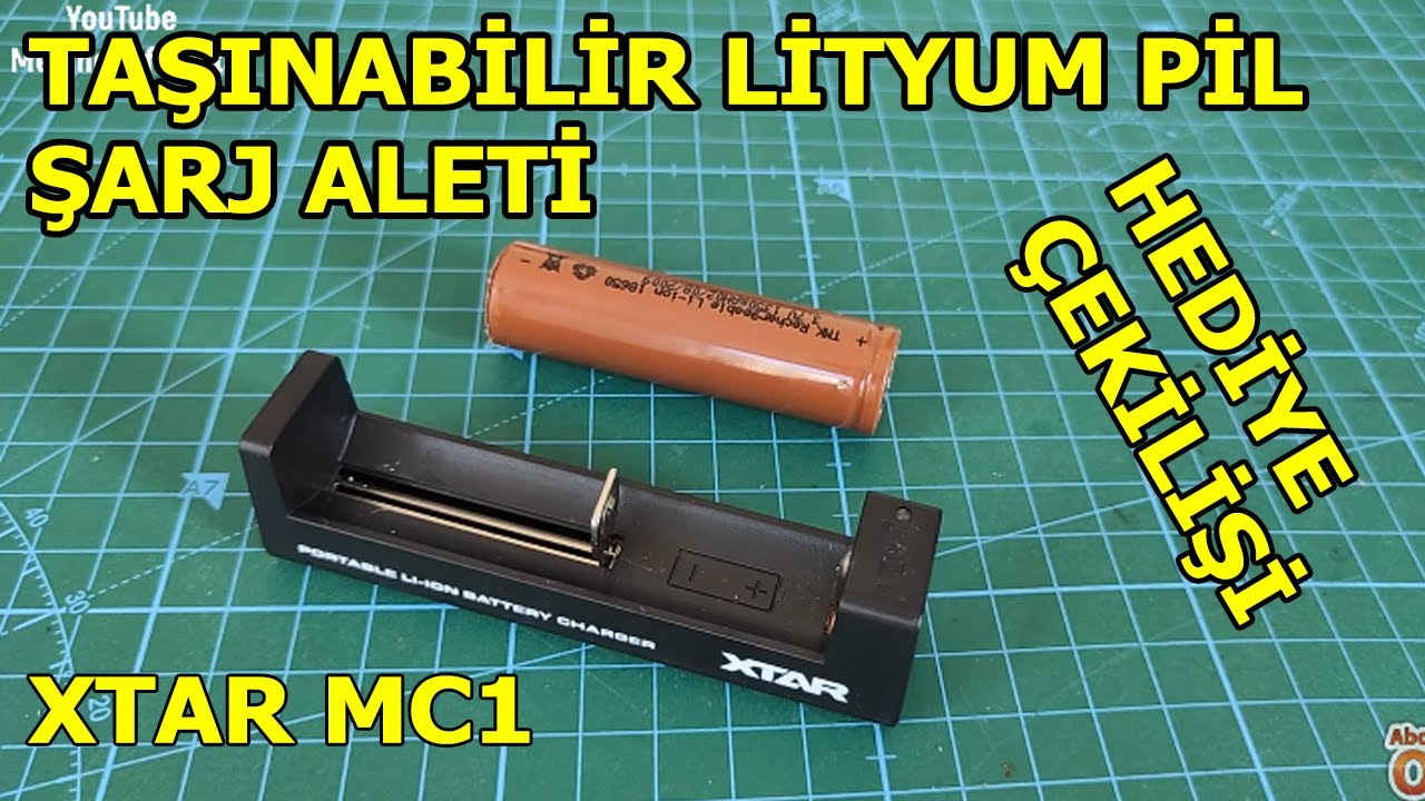 Taşınabilir Lityum Pil Şarj Aleti İnceleme, Xtar MC1 18650 Şarj Cihazı, 👇👇👇Hediye &Ccedil;ekilişi👇👇👇