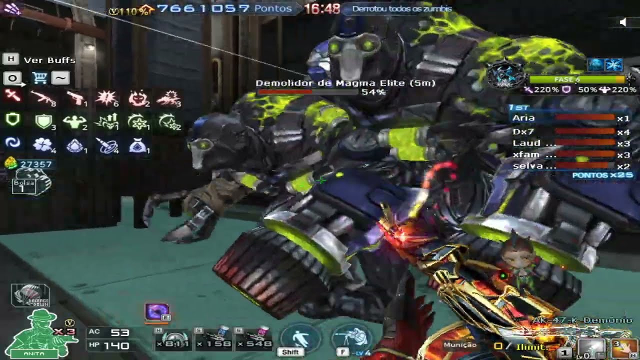 Game play  ak demonio mapa muralha de gelo#crossfirebr #crossfirechina #gamer