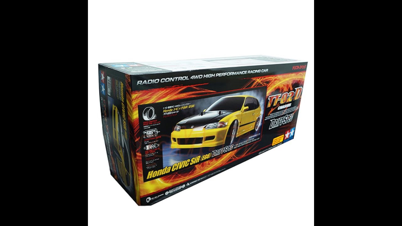 Tamiya Honda Civic TT-02D unboxing