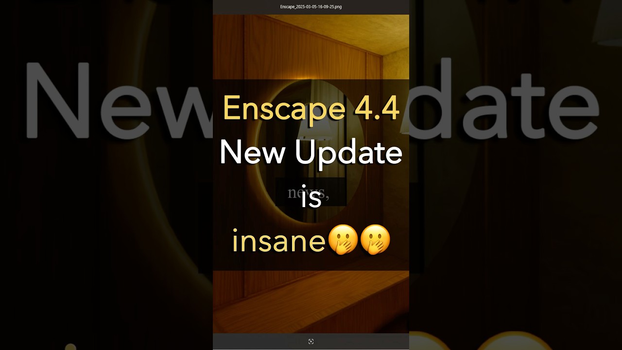 Enscape 4.4 Update: What&rsquo;s New? 🚀 #enscape #enscape4 #archiviz