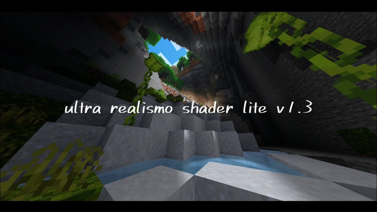REALISTIC MCPE SHADER?! 😆  [ULTRA REALISMO SHADER LITE V1. 3]