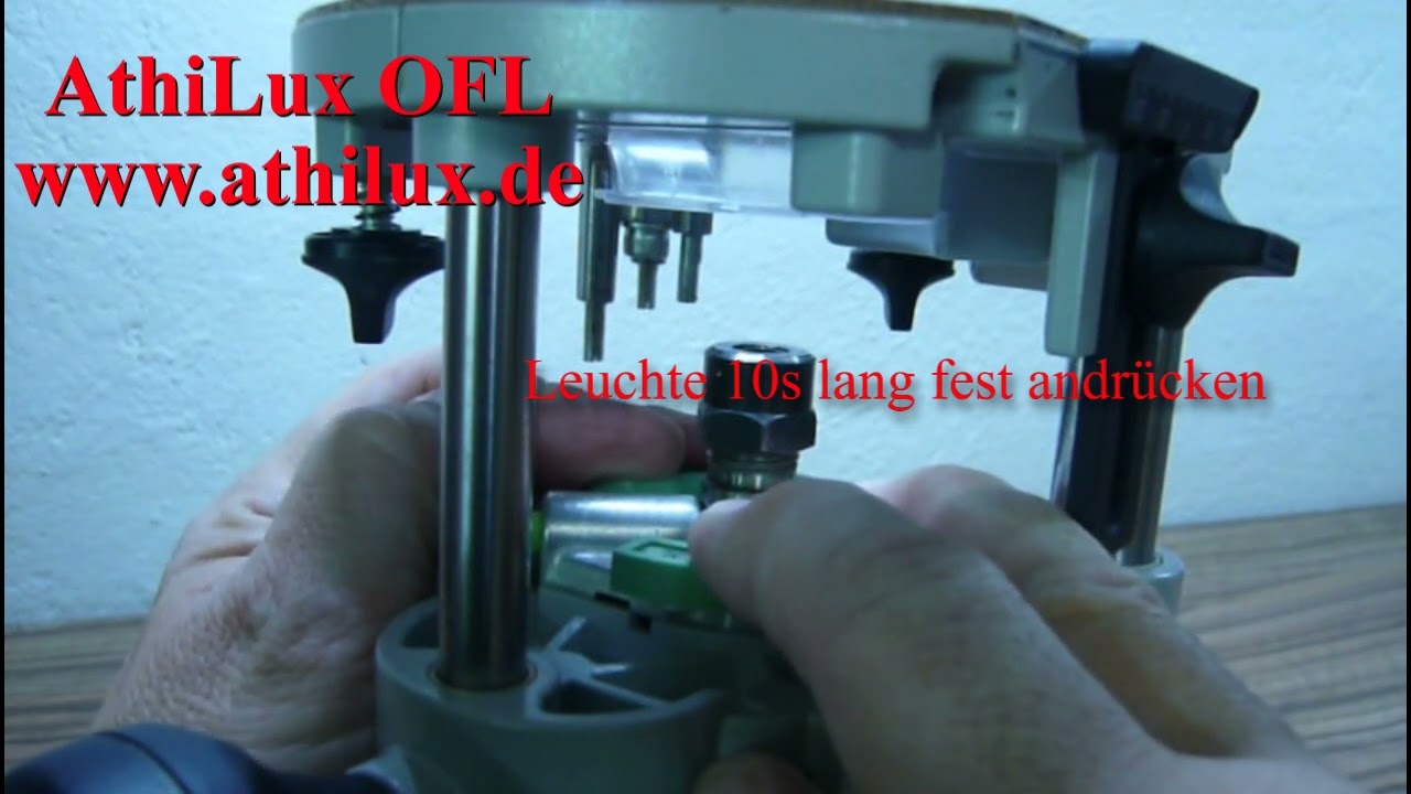 Oberfr&auml;se, Leuchte f&uuml;r Oberfr&auml;se, Lichtmodul, Athilux OFL