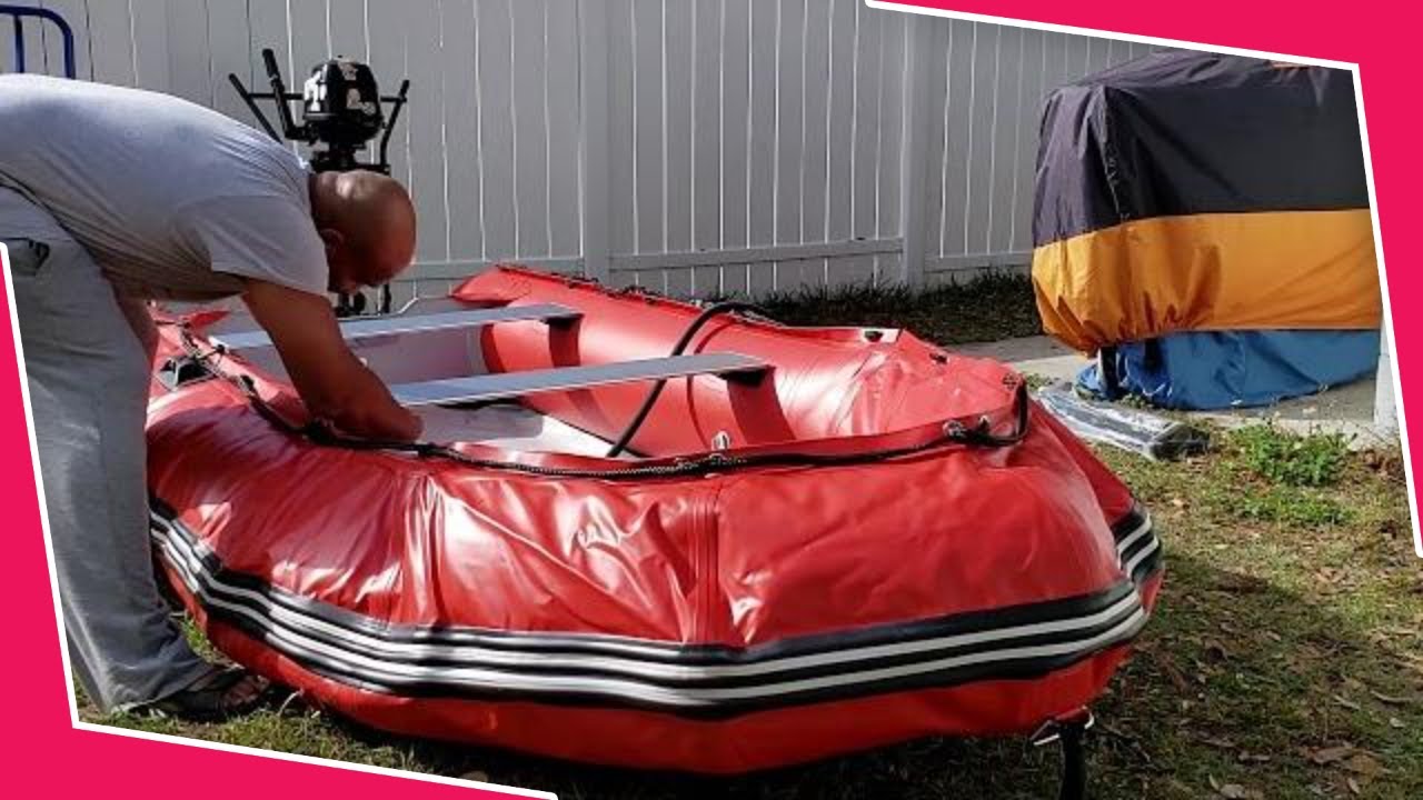 Saturn SD385 Inflatable Boat Unboxing and setup