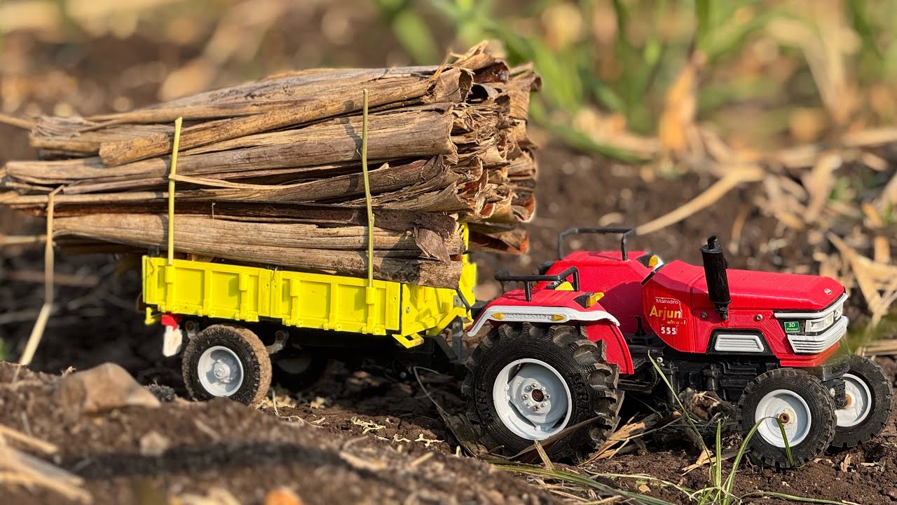 Fully Trolley Loaded🔥 Mini Rc Tractor | 555 Lovers | The UK Unboxer 