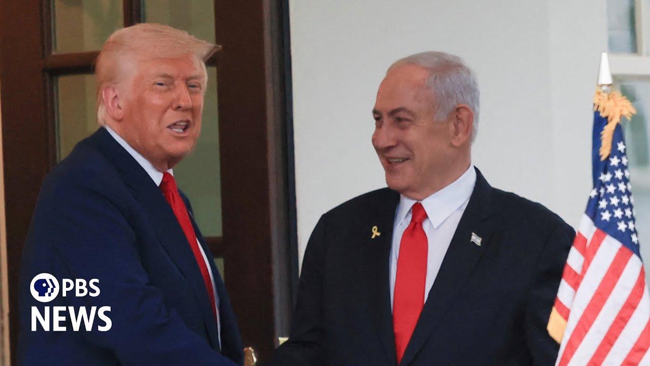 WATCH LIVE: Trump holds briefing with Netanyahu after Israeli leader rejects demands to end Gaza war